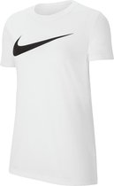 Nike Nike Park20 Dry Sportshirt - Maat S  - Vrouwen - wit - zwart