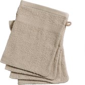 Washandjes - 12 stuks - Taupe