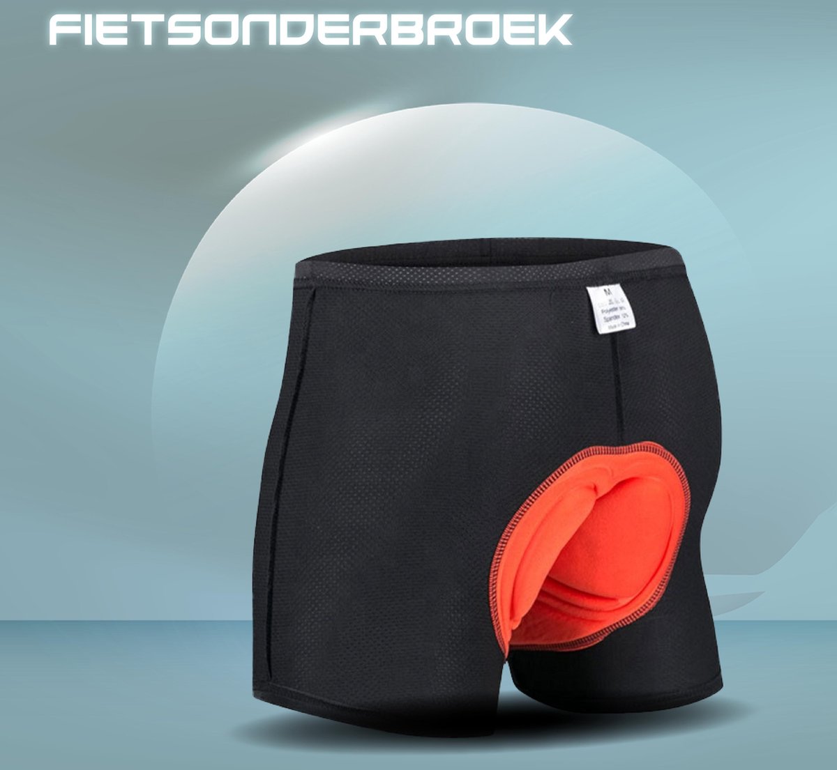 Fiets onderbroek – Inclusief Zeem - Boxershort Fietsbroek – Unisex – M