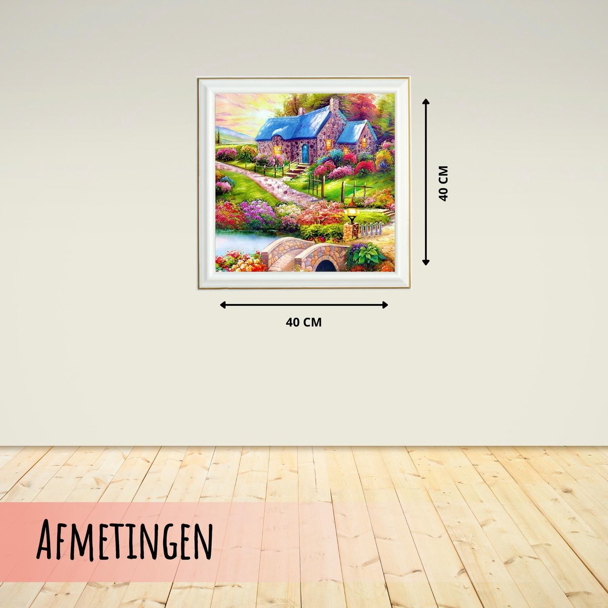 DIAMOND PAINTING volwassenen - VDT054 -vierkante steentjes - full