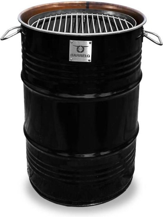 BarrelQ Small Houtskool|Barbecue|BBQ|Vuurkorf|Vuurton|bijzettafel| Olievat  60 Liter... | bol.com