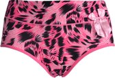 Dames slips 3 pack panterprint fuchsia roze M