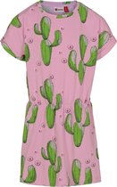Lego Wear jurk roze met groene cactus maat 140