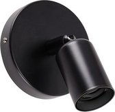 STRÜHM UNO Wandlamp - Rond - E27 - 1 Lichtpunt - Draaibaar - Zwart