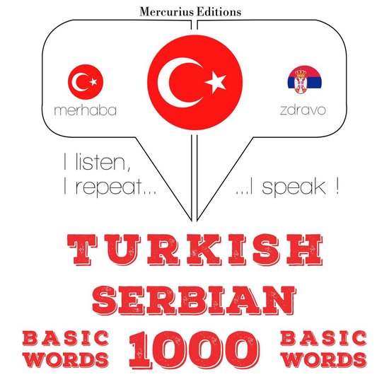 Türkçe - Sırpça: 1000 temel kelime - cover