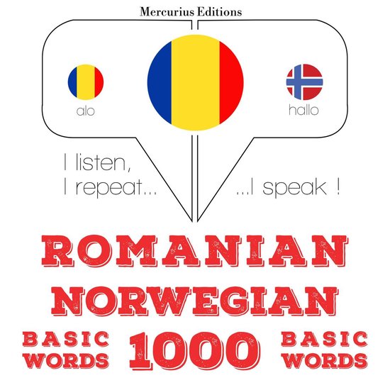 Română - norvegiană: 1000 de cuvinte de bază - cover