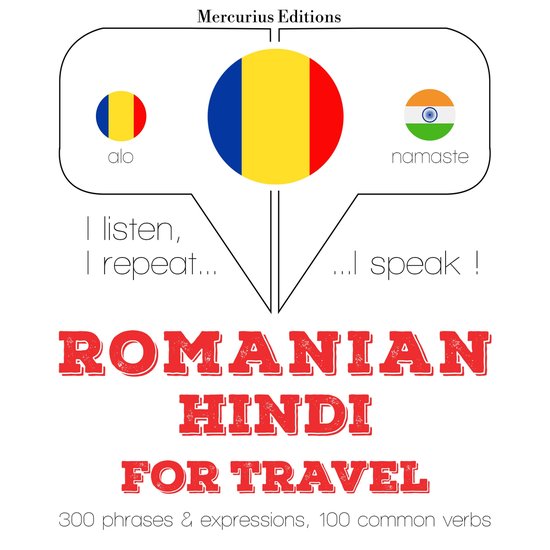 Română - hindi: Pentru călătorie - cover