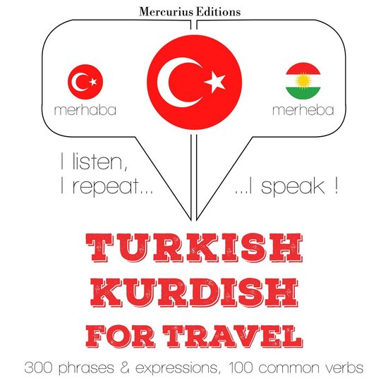 Türkçe - Kürtçe: Seyahat için - cover