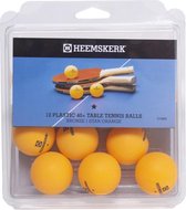 Heemskerk Bronze Tafeltennisballen - Oranje - Per 12 Stuks - Plastic