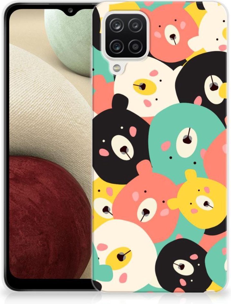 Samsung Galaxy A12 Telefoonhoesje met Naam Bears