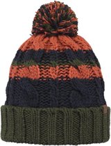 Barts Erne Beanie - kleur blauw/groen