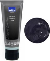 Woly Fashion leather cream 75 ml donker blauw