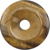 Hobbykraal - Donut bead 40 mm. tigereye