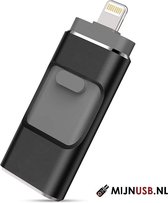 MijnUSB - 16GB - USB stick voor IOS toestel - iPhone, iPad, iPod, Mac & PC