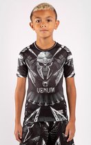 Venum Kids GLDTR 4.0 Rash Guard  Zwart Wit Kies uw maat: Kids - 8 Jaar