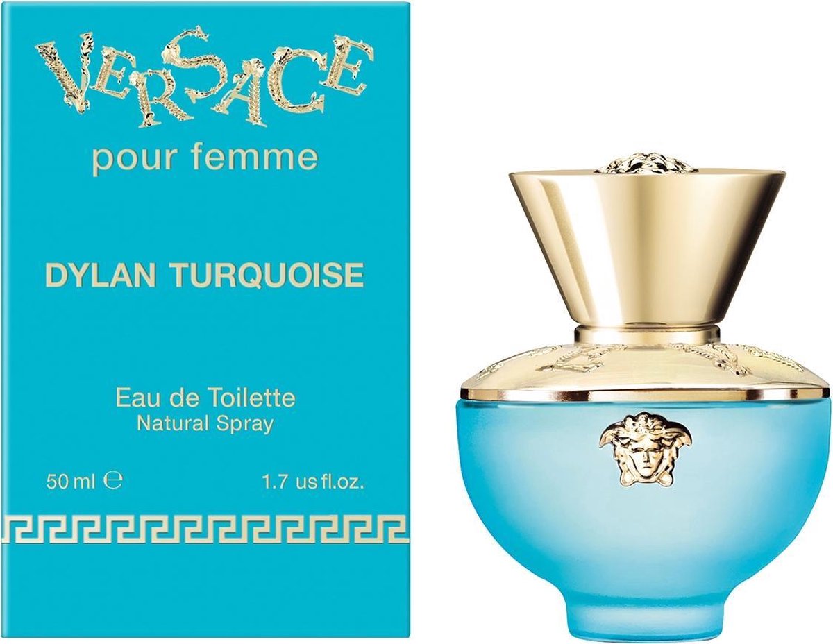 Interactie berouw hebben partitie Versace Versace Dylan Turquoise Eau de Toilette 50 ml | bol.com