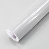 Plakfolie - Decoratiefolie - Meubelfolie - Effen/Uni - Metallic Zilver/Grijs - 60cm (b) x 1m (l)