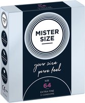 Mister Size 64 mm 3 pack - Condoms - transparent - Discreet verpakt en bezorgd