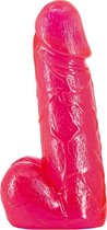 So Real Dong with Balls - 18cm - Red - Realistic Dildos - red - Discreet verpakt en bezorgd