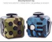 2 x Fidget cube tegen stress, 6 zijdes, 4 varianten, speelgoed jongens/heren meiden/dames