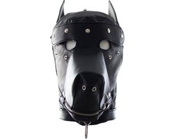 Fetish Dobermann SM Dog Mask - Spannend voor koppels - Hondenmasker - Sex speeltjes - Sex toys - Hondenkop - Erotiek - Bondage - Sexspelletjes voor mannen en vrouwen – Seksspeeltjes - SM masker - Fetish masker - Bondage masker