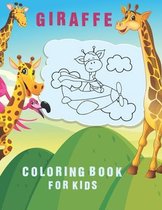 Giraffe Coloring Book For Kids: