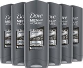 Dove Men Gel Douche Charocal & Argile - 6 x 250 ml - Value Pack