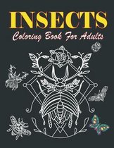 Insects Coloring Book for Adults