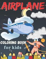 Airplane coloring book for kids