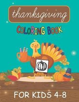 happy thanksgiving coloring books for kids ages 4-8