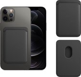 MagSafe Wallet Zwart - Porte-cartes - Porte-cartes - Pour Apple iPhone 12 / Pro/ Mini - 2 cartes