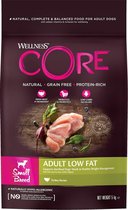 Wellness Core Grain Free Dog Small Breed Adult Low Fat - Hondenvoer - Kalkoen 5 kg