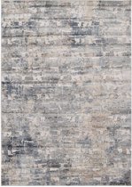Ikado Modern tapijt in crème en donkergrijs 120 x 170 cm