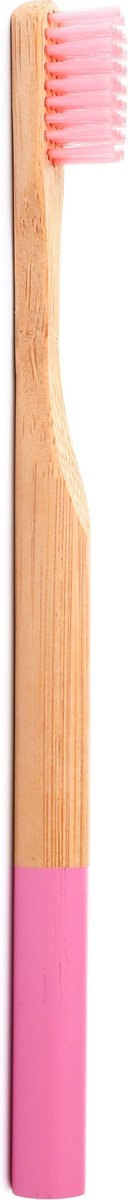 OrganiBrush Bamboe Tandenborstel KIND - Roze - 1 Stuk