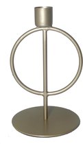 Kaarsenhouder - Boog - Branded By - Goud - 16 cm