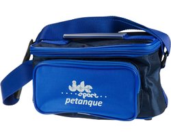 JDC Petanque Reporter boule tas Zwart-Blauw