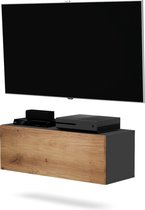 AZ-Home - Tv Meubel Young - Tv Kast - Antraciet/Eiken - 100 cm