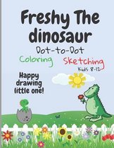 Freshy The Dinosaur - Dot-To-Dot/Coloring/sketching