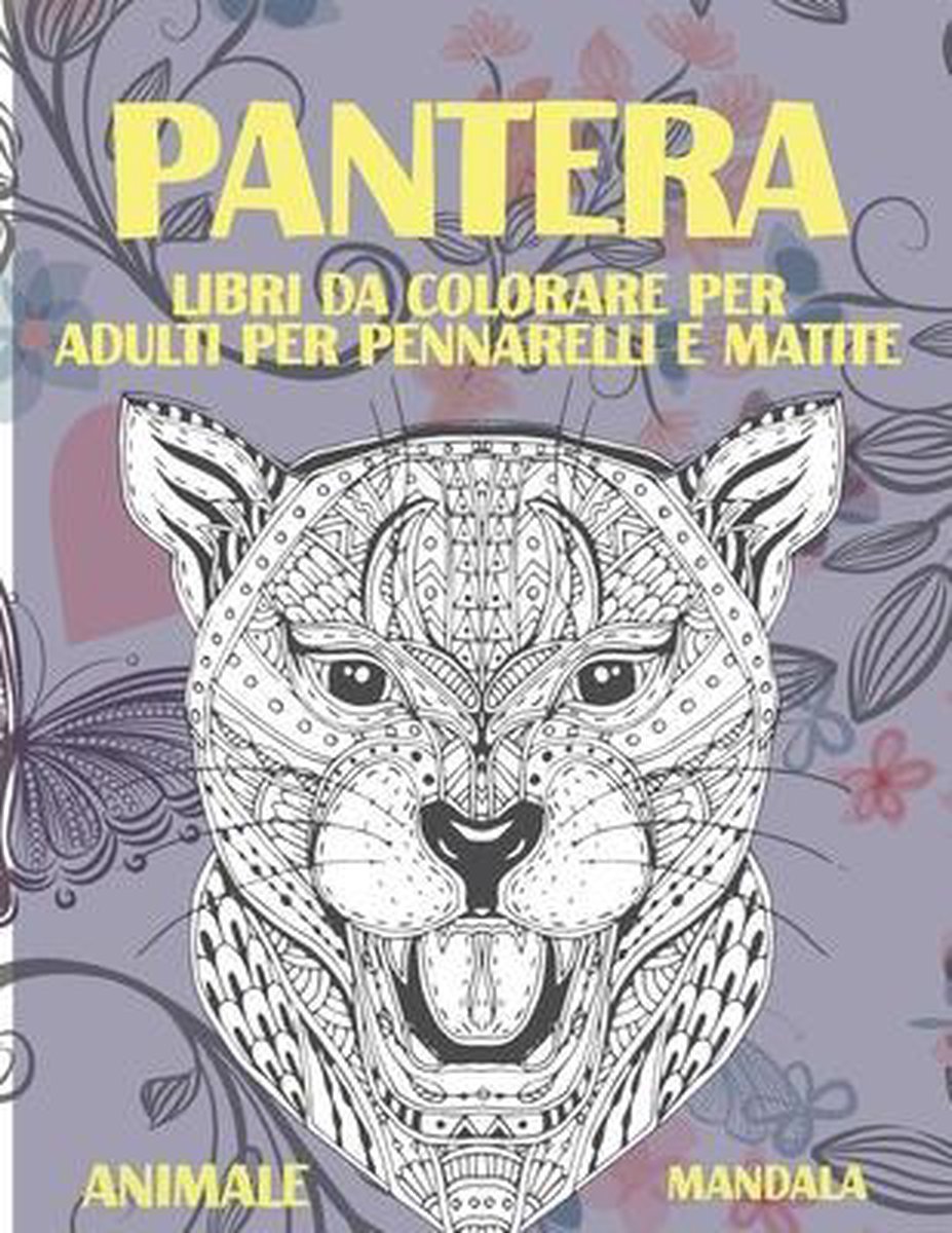 Libri da colorare per adulti per matite e pennarelli - Mandala - Animali -  Orso (Paperback)