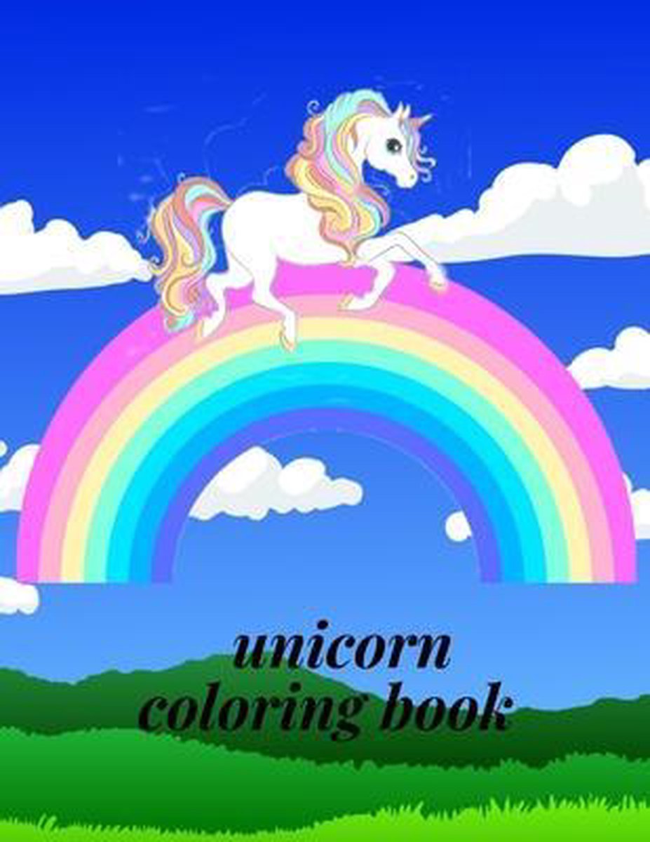 Unicorn Coloring Book van Dxl Print