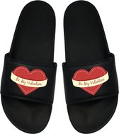 Cadeau Kerstmis - Cadeau Kerst - Cadeau Valentijn - Cadeau Valentijnsdag - Valentijn - Badslipper Valentijn 46