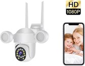 Floodlight Cam - Beveiligingscamera - Sferische camera voor buiten -Wit