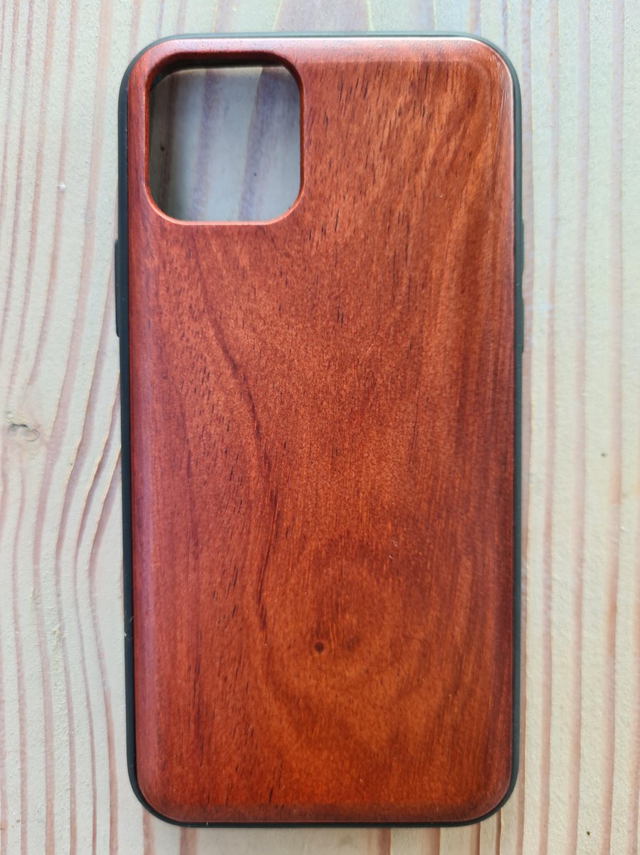 Bamboesjes Telefoonhoesje Hout Iphone 11 zonder gravure