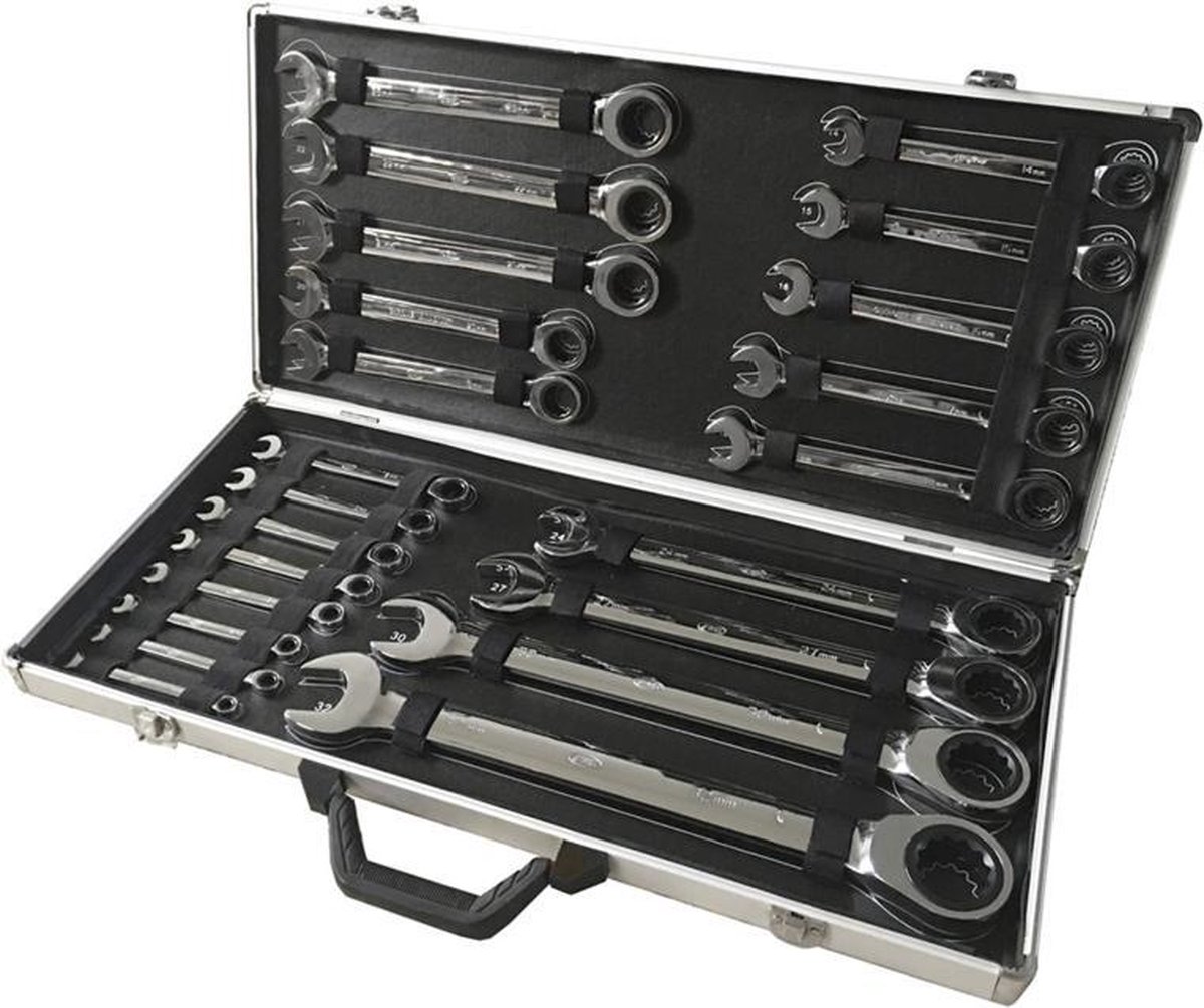 JBM Tools | Set van 22 combinatie ratelsleutels
