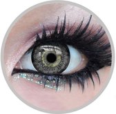 Grijs Kleurlens Cirle Lens | Geo Medicals Jaarlenzen Doll Eyes Per Paar zonder Sterkte 0.00