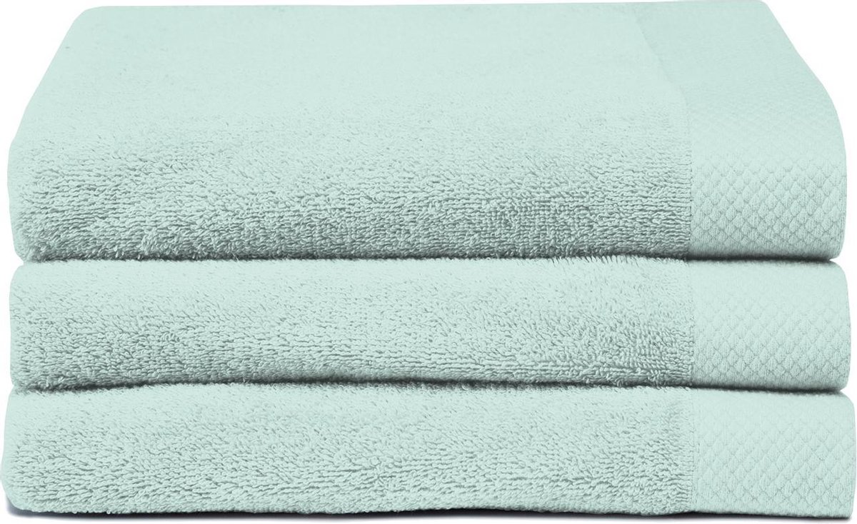 Seahorse Pure handdoeken 60x110 cm - Set van 6 - Lily green