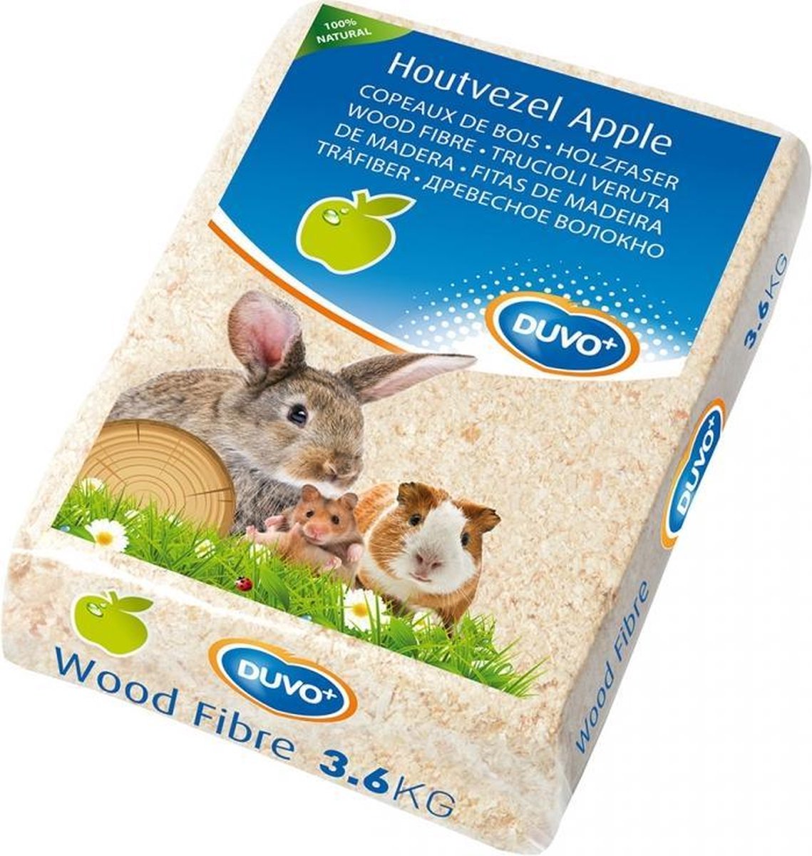 Duvo+ Houtvezel appel 3,6KG Duvo+ Houtvezel appel 3,6KG