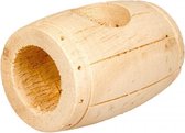 Duvo+ Houten ton knaagdierenspeeltje