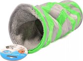 Duvo+ Play tunnel Groen/grijs 35cm