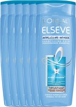 L'Oréal Paris Elvive Anti-Roos Shampoo - 6 x 250 ml - Voordeelverpakking